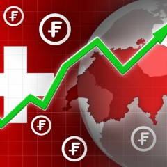 Šveices centrālā banka veic intervenci valūtas tirgū, lai apturētu franka kursa kāpumu